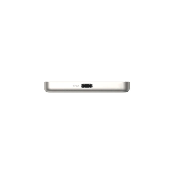 Портативный внешний аккумулятор Xiaomi Super Slim Magnetic Power Bank 5000 Gold — изображение 3