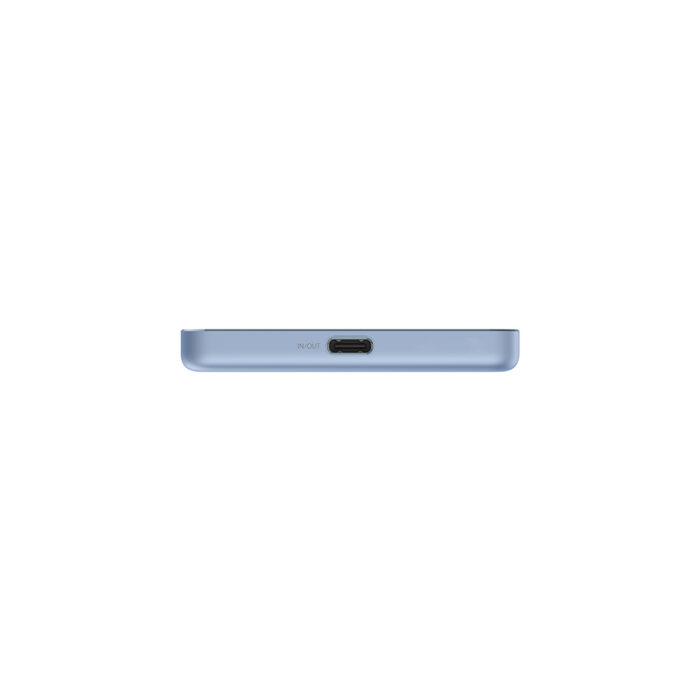 Портативный внешний аккумулятор Xiaomi Super Slim Magnetic Power Bank 5000 Blue — изображение 3
