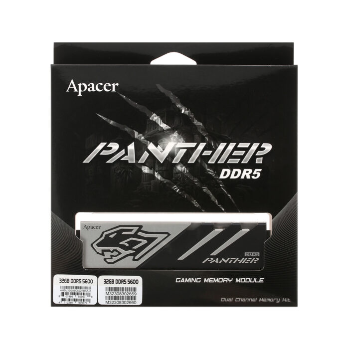 Комплект модулей памяти Apacer Panther AH5U32G56C5227BAA-2 32GB (Kit 2x16GB) 5600MHz — изображение 2