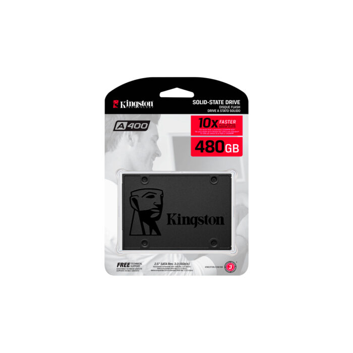 Твердотельный накопитель SSD Kingston SA400S37/480G SATA 7мм — изображение 3