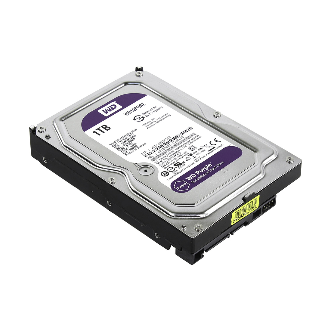 Жёсткий диск для видеонаблюдения Western Digital Purple HDD 1Tb WD10PURZ — изображение 3