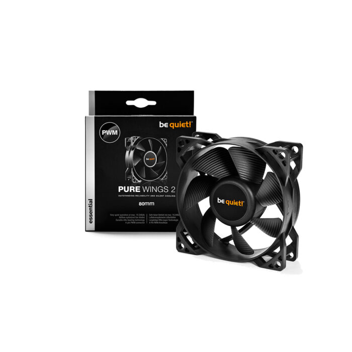 Вентилятор для компьютерного корпуса Bequiet! Pure Wings 2 80mm PWM — изображение 3
