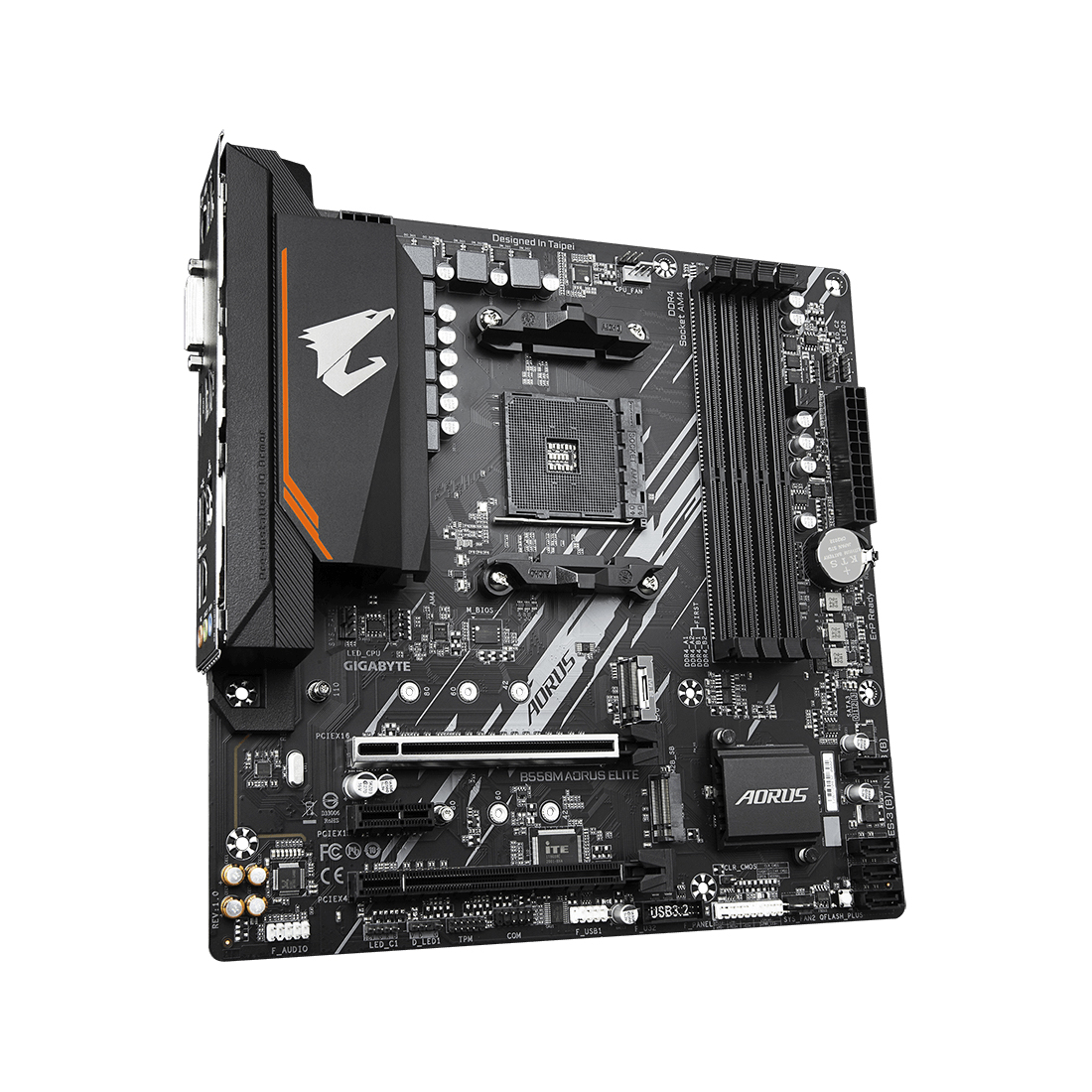 Материнская плата Gigabyte B550M AORUS ELITE — изображение 3