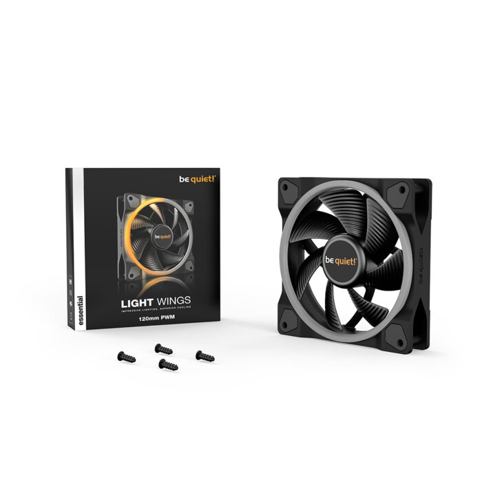 Вентилятор для компьютерного корпуса Bequiet! Light Wings 120mm PWM ARGB — изображение 3