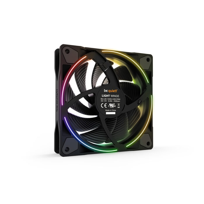 Вентилятор для компьютерного корпуса Bequiet! Light Wings 120mm PWM high-speed ARGB — изображение 2