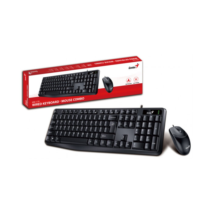 Комплект Клавиатура + Мышь Genius KM-170 — изображение 3