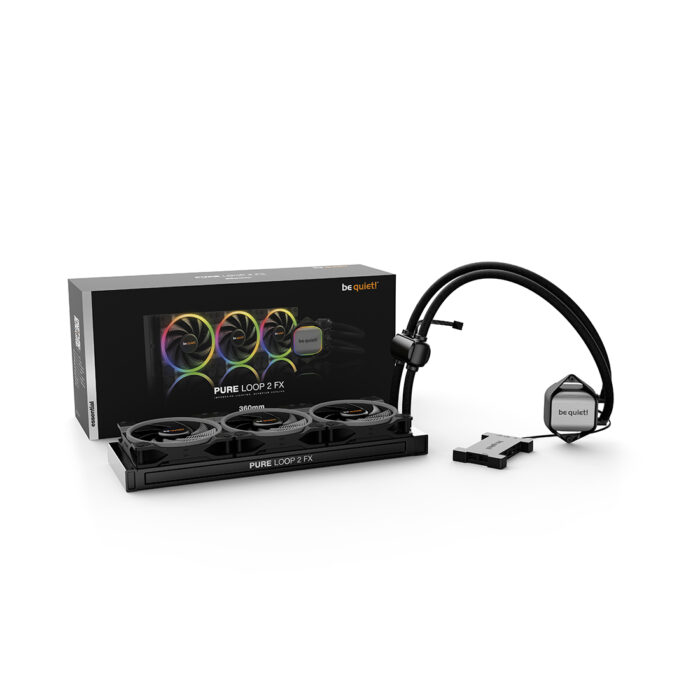 Кулер с водяным охлаждением Bequiet! Pure Loop 2 FX 360mm — изображение 3