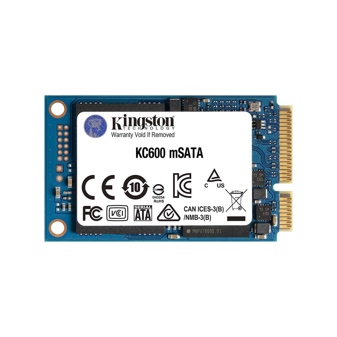 Твердотельный накопитель SSD Kingston SKC600MS/256G mSATA — изображение 2