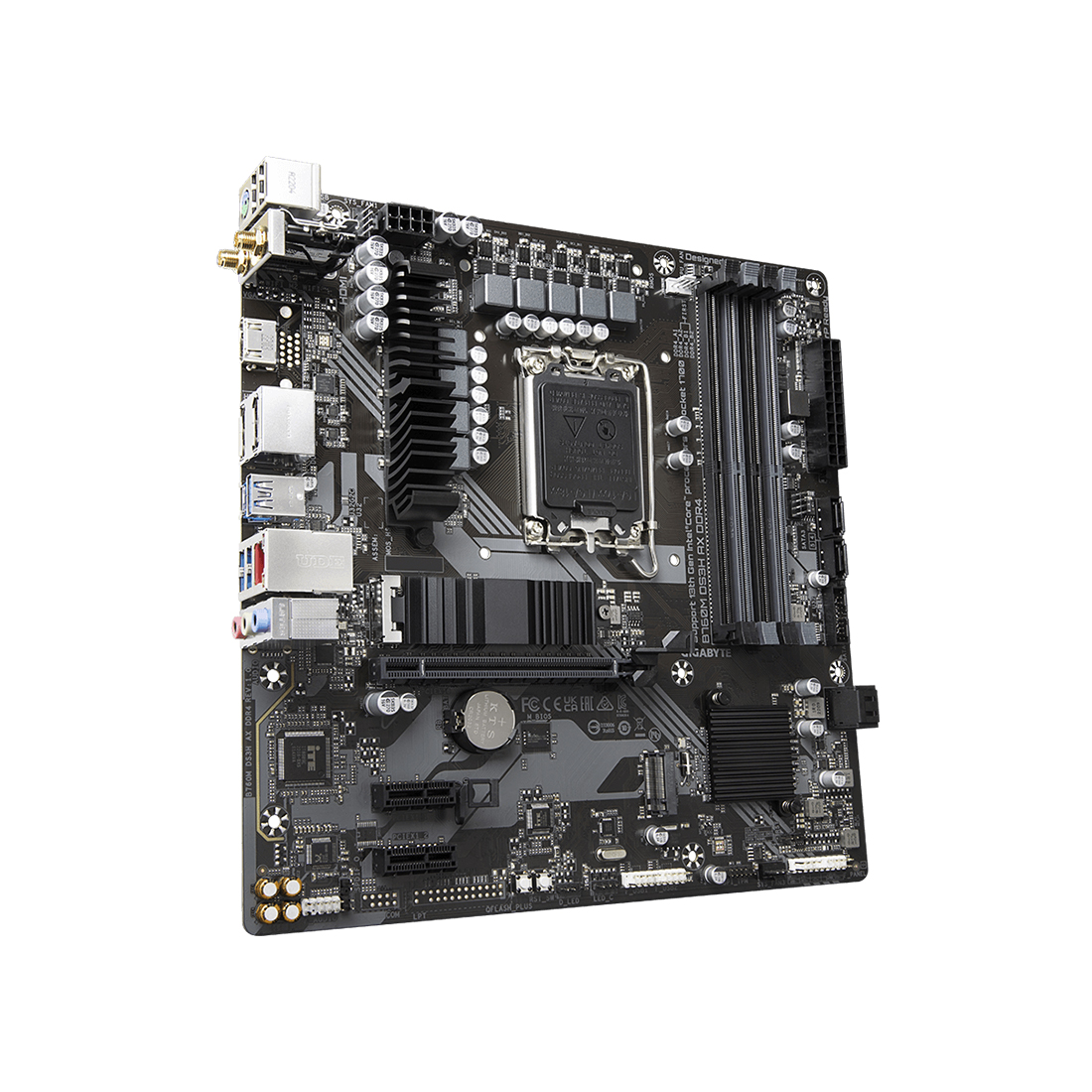 Материнская плата Gigabyte B760M DS3H AX DDR4 — изображение 3