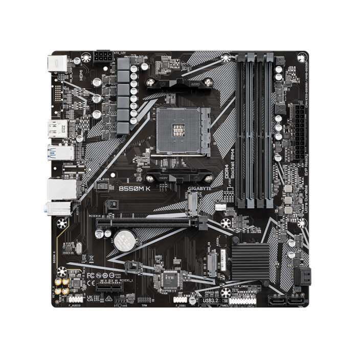 Материнская плата Gigabyte B550M K — изображение 2
