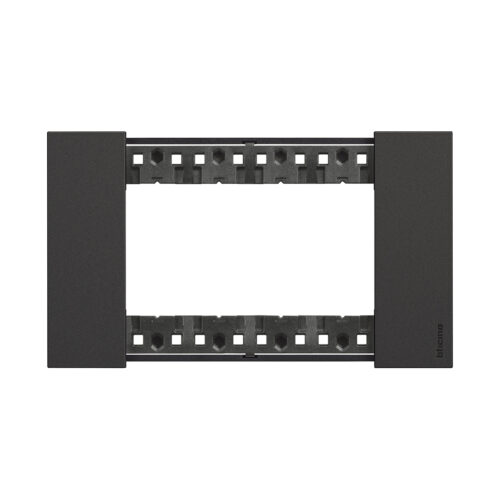 Рамка декоративная Bticino KA4804KG Living Now 4 поста черный