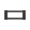 Рамка декоративная Bticino KA4806KG Living Now 6 постов черный