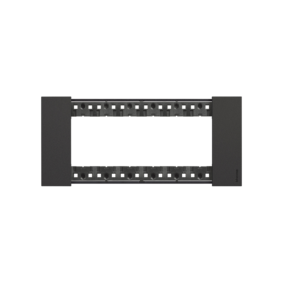 Рамка декоративная Bticino KA4806KG Living Now 6 постов черный
