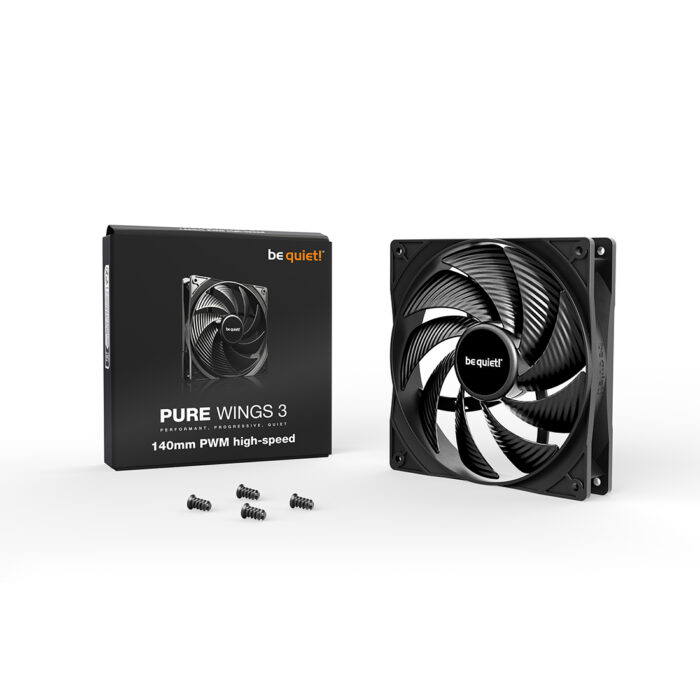 Вентилятор для компьютерного корпуса Bequiet! Pure Wings 3 140mm PWM high-speed — изображение 3
