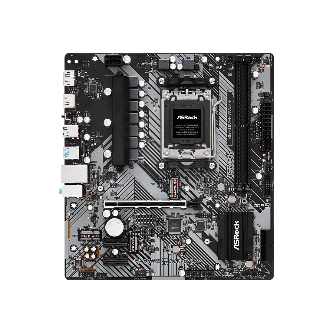 Материнская плата ASRock B650M-H/M.2+ — изображение 2