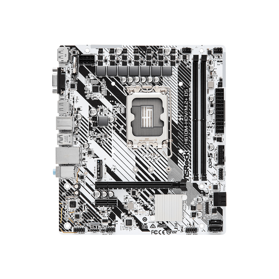 Материнская плата ASRock H610M-HDV/M.2+D5 — изображение 2
