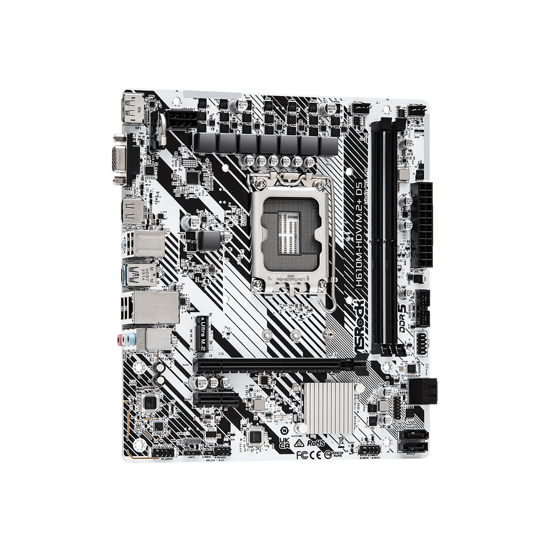 Материнская плата ASRock H610M-HDV/M.2+D5 — изображение 3