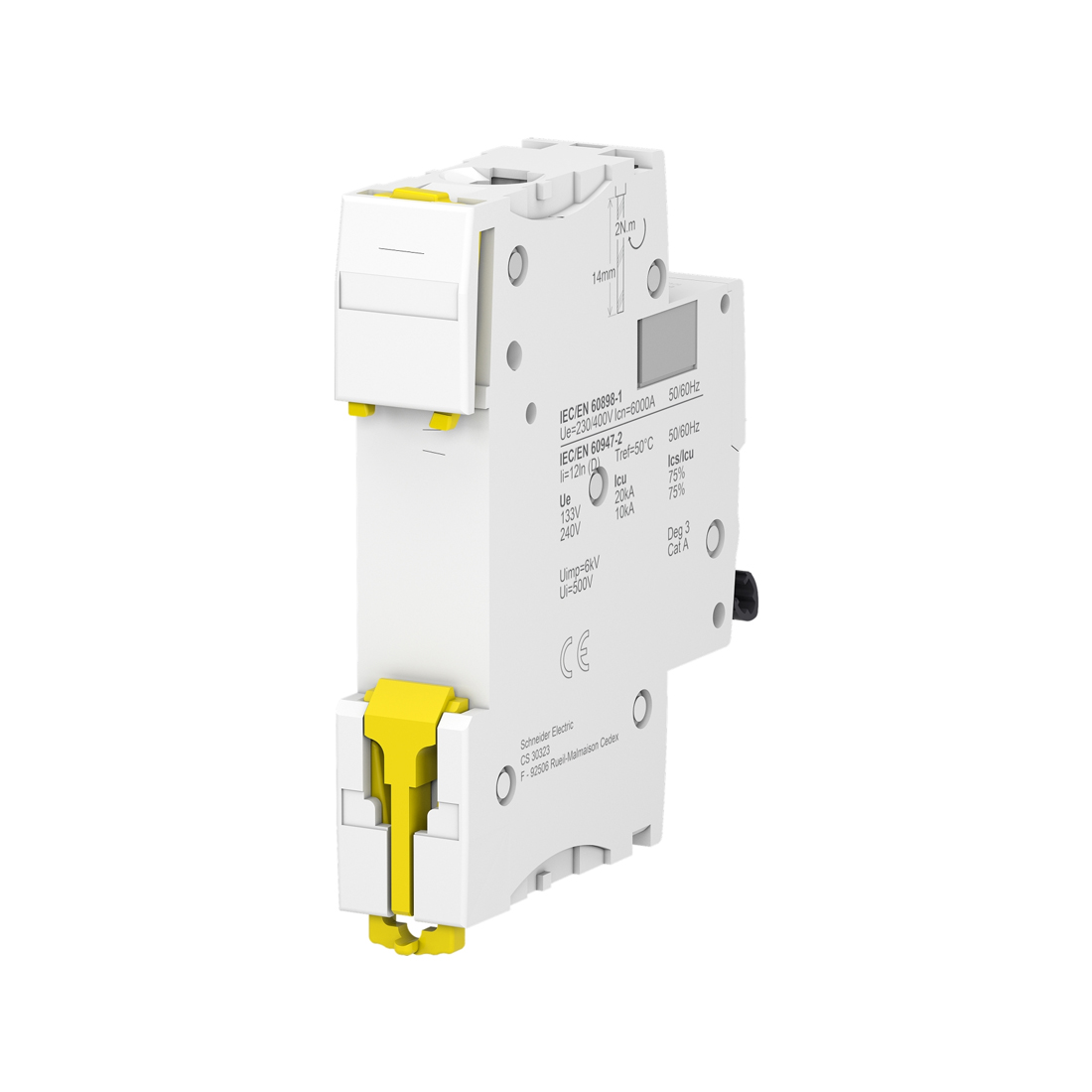 Автоматический выключатель SE A9F75110 Acti9 iC60N 1P 10А D 6 kA — изображение 2