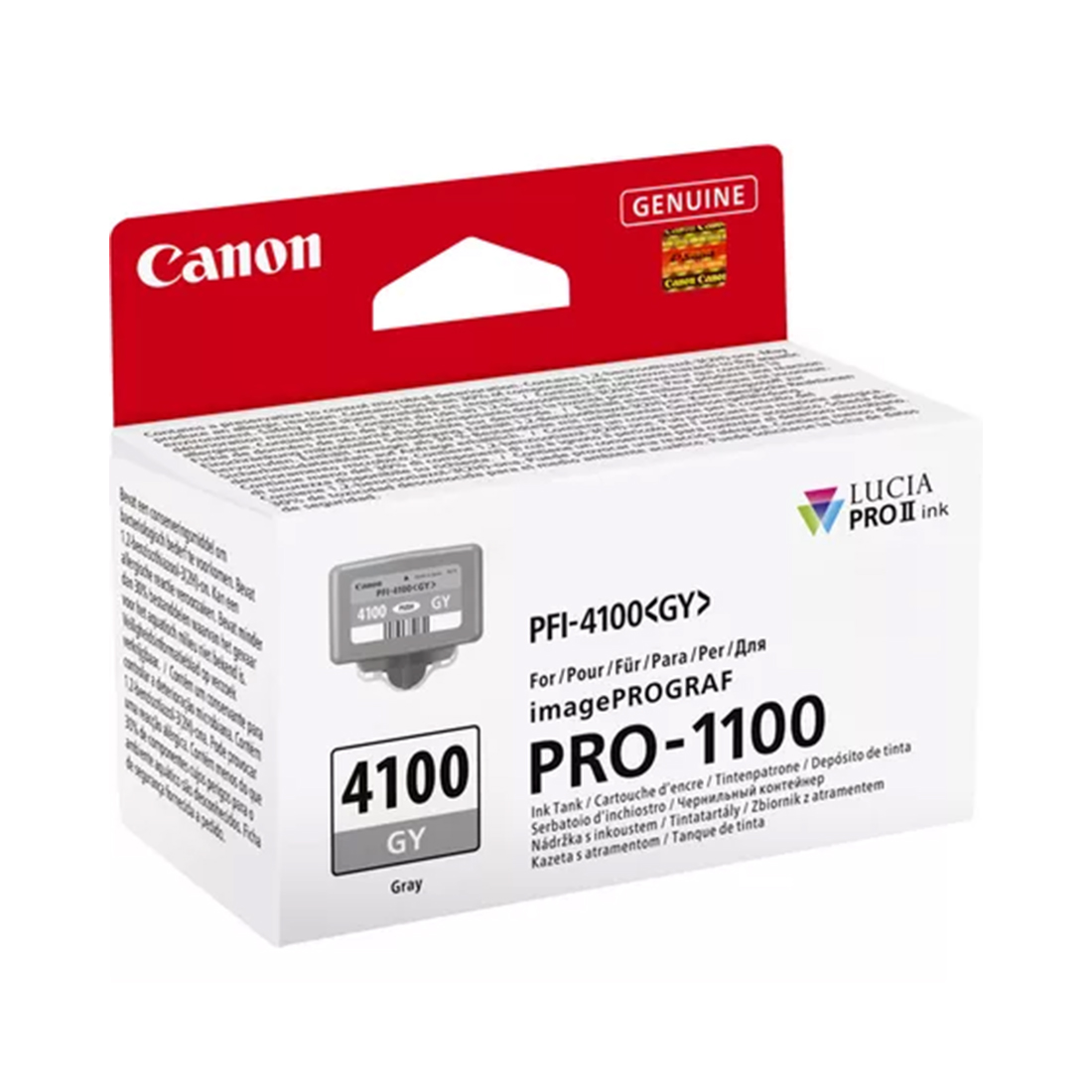 Чернильный картридж Canon PFI-4100 Grey — изображение 2