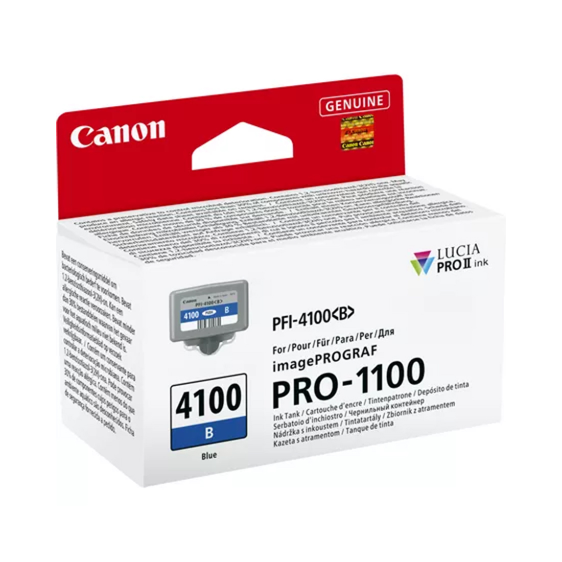 Чернильный картридж Canon PFI-4100 Blue — изображение 2