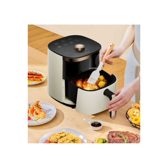 Аэрофритюрница Deerma Air Fryer DEM-KZ30W Черный/Золотой — изображение 3