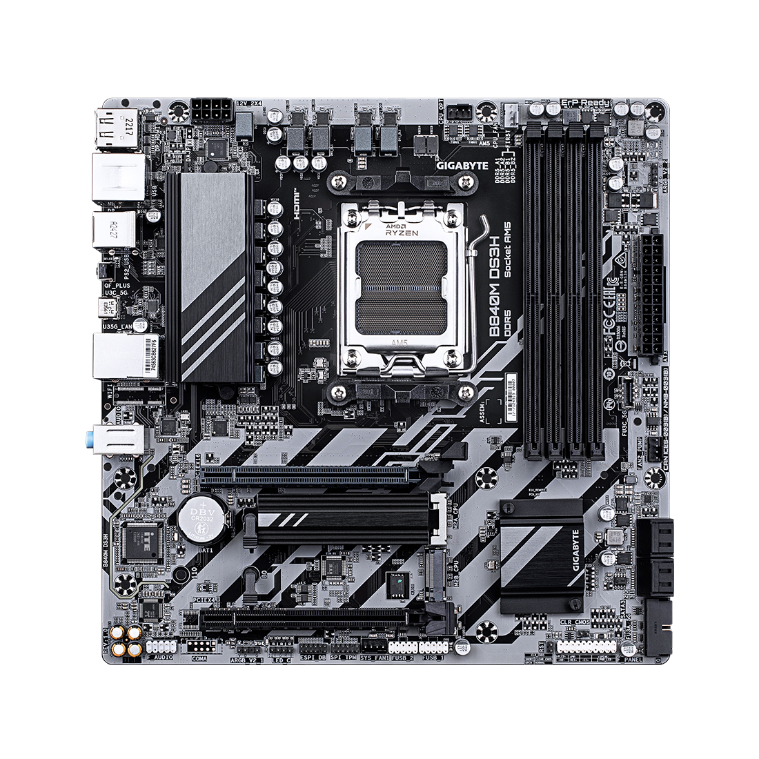 Материнская плата Gigabyte B840M DS3H — изображение 2