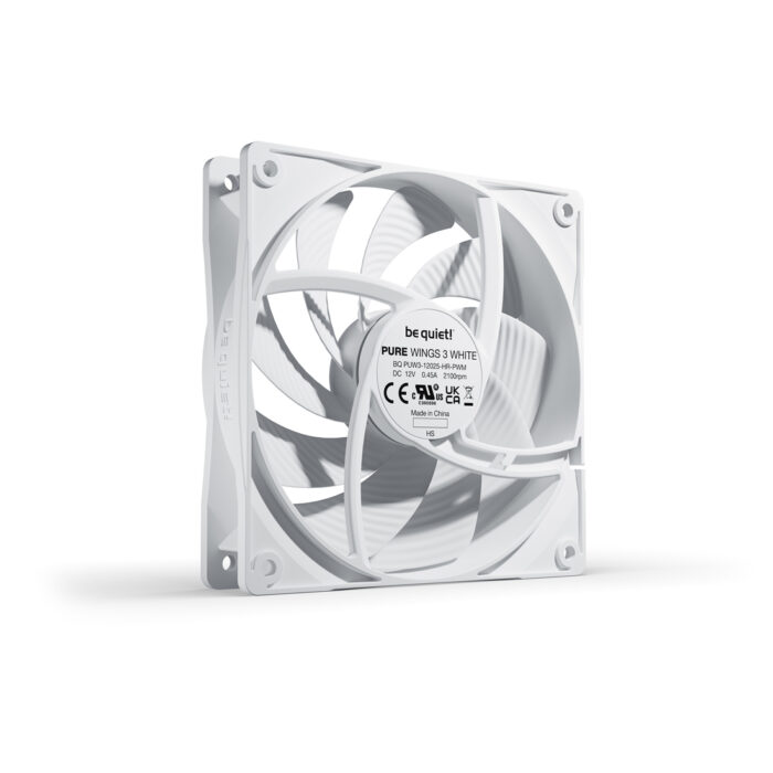 Вентилятор для компьютерного корпуса Bequiet! Pure Wings 3 120mm PWM high-speed White — изображение 2