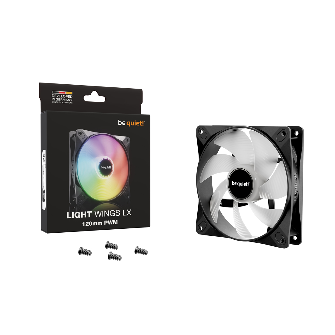 Вентилятор для компьютерного корпуса Bequiet! Light Wings LX 120mm PWM — изображение 3