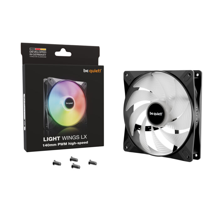 Вентилятор для компьютерного корпуса Bequiet! Light Wings LX 140mm PWM high-speed — изображение 3