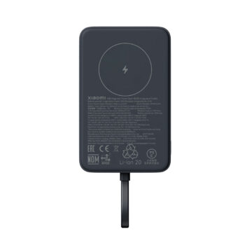 Портативный внешний аккумулятор Xiaomi 33W Magnetic Power Bank 10000mAh (Integrated Cable) Dark Gray