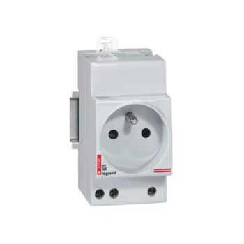 Розетка на DIN рейку 2к+З французский стандарт