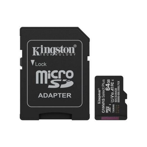 Карта памяти Kingston SDCS3/64GB Canvas Select Plus A1 U1 V10 64GB