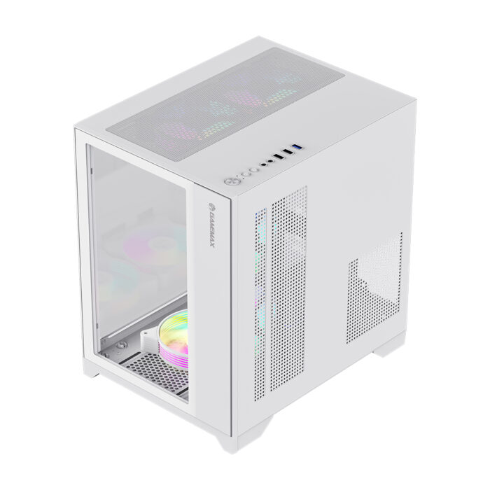 Компьютерный корпус Gamemax Infinity Mini 7 ARGB Fans + Controller White без Б/П — изображение 3