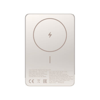 Портативный внешний аккумулятор Xiaomi Super Slim Magnetic Power Bank 5000 Gold