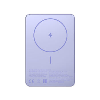 Портативный внешний аккумулятор Xiaomi Super Slim Magnetic Power Bank 5000 Purple