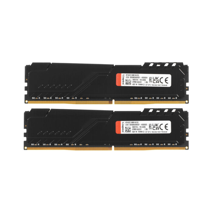 Комплект модулей памяти Kingston FURY Beast KF432C16BB1K2/32WP DDR4 32GB (Kit 2x16GB) 3200MHz Чёрный — изображение 2