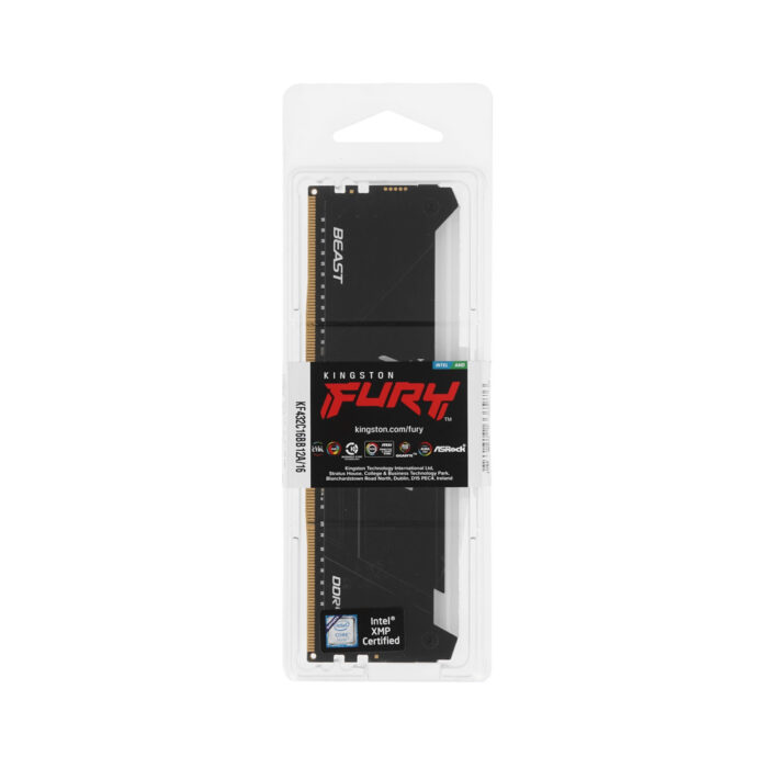 Модуль памяти Kingston FURY Beast RGB KF432C16BB12A/16WP DDR4 16GB 3200MHz — изображение 3