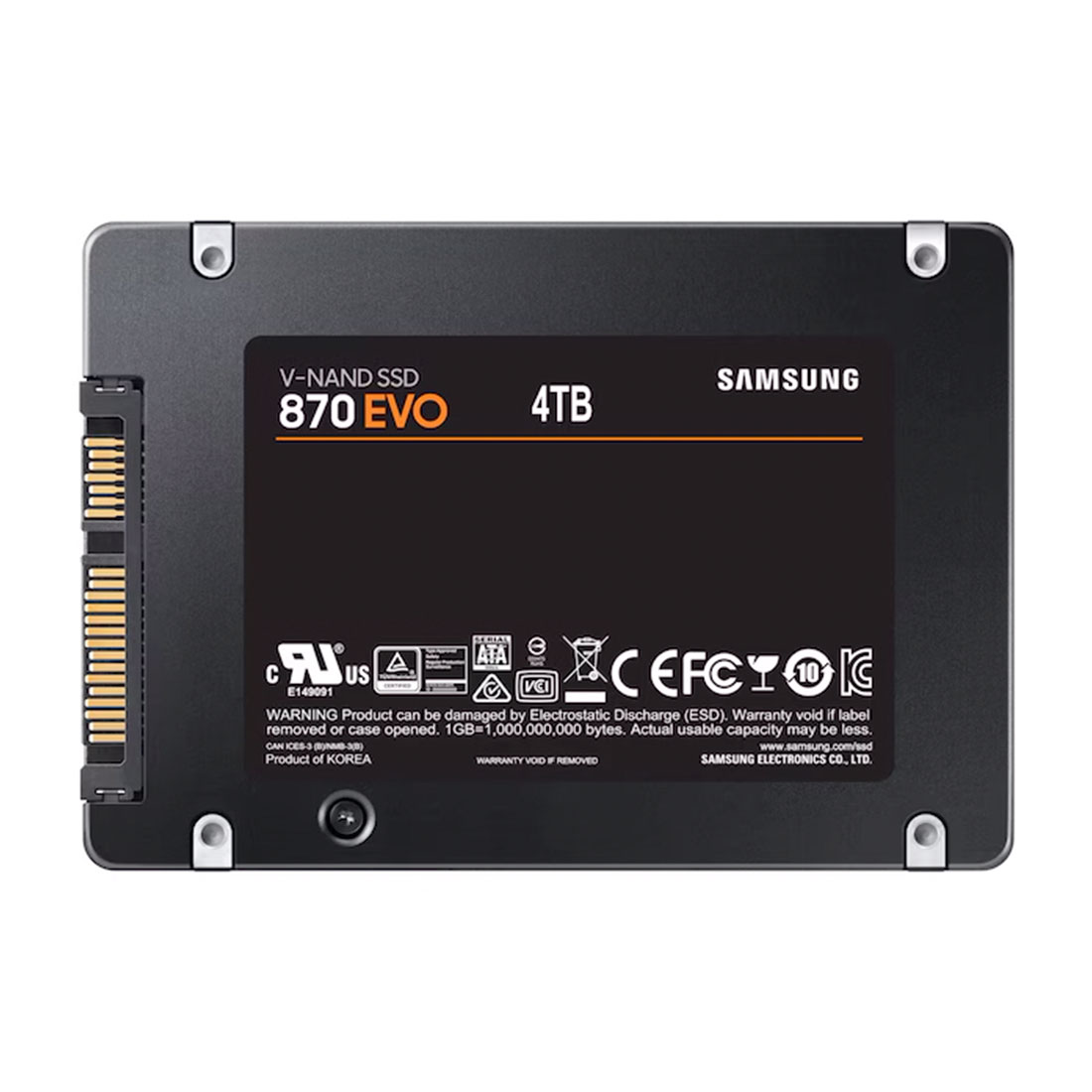Твердотельный накопитель SSD Samsung 870 EVO 4TB SATA 2.5" — изображение 3