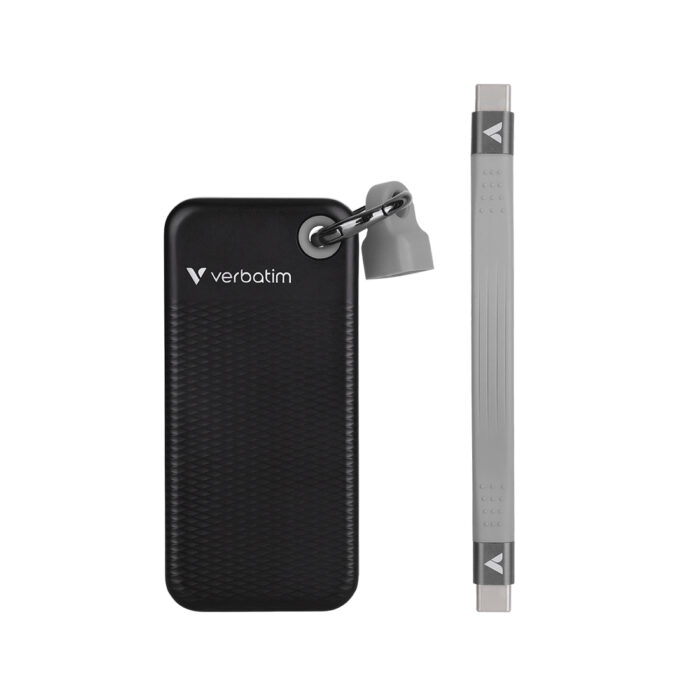 Внешний SSD диск Verbatim Pocket SSD 32190 1TB Чёрный — изображение 2