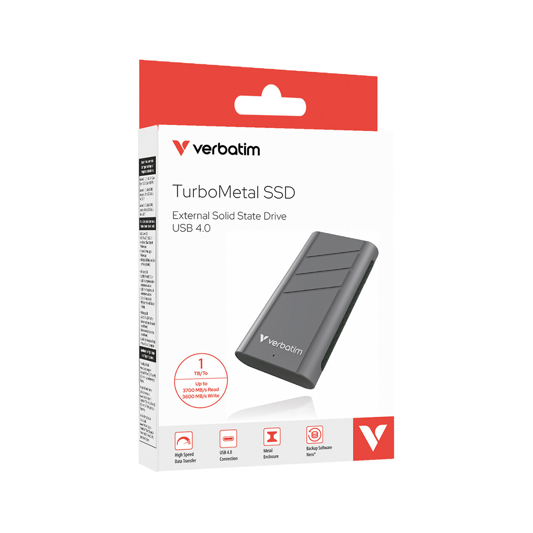 Внешний SSD диск Verbatim TurboMetal 32021 1TB — изображение 2