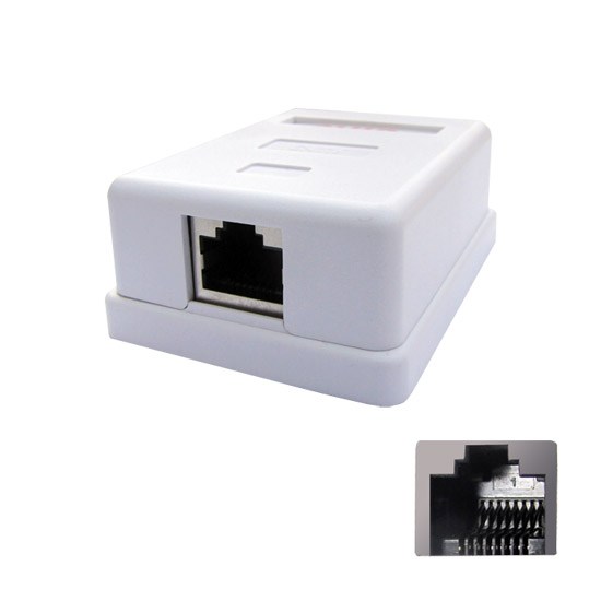 Розетка Настенная телекоммуникационная 1 Модуль SHIP A185-1 — изображение 2