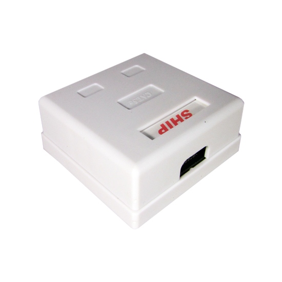 Розетка Настенная телекоммуникационная 2 Модуля SHIP A185-2 — изображение 3