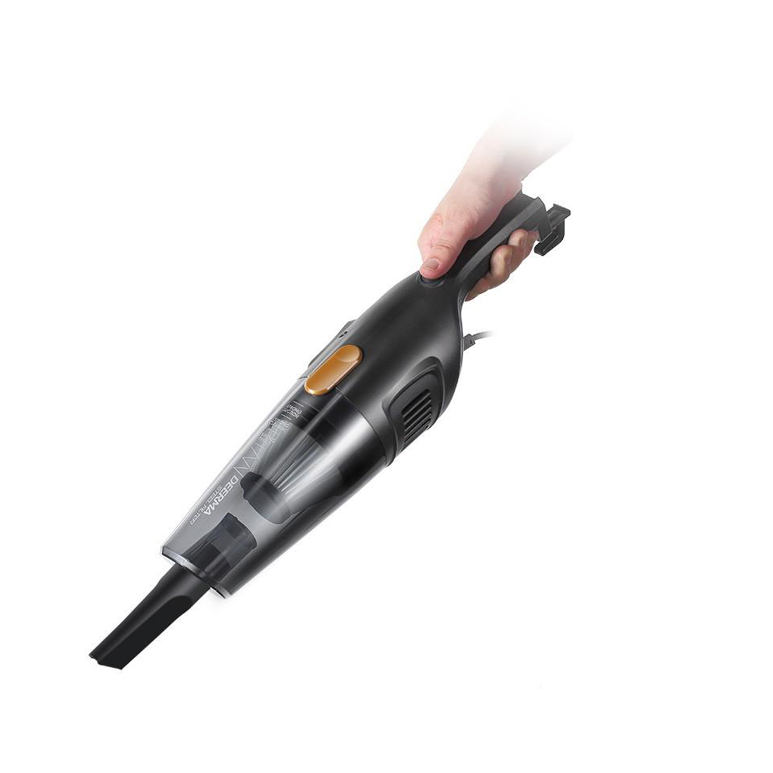 Проводной вертикальный пылесос Deerma DX115С Черный — изображение 3