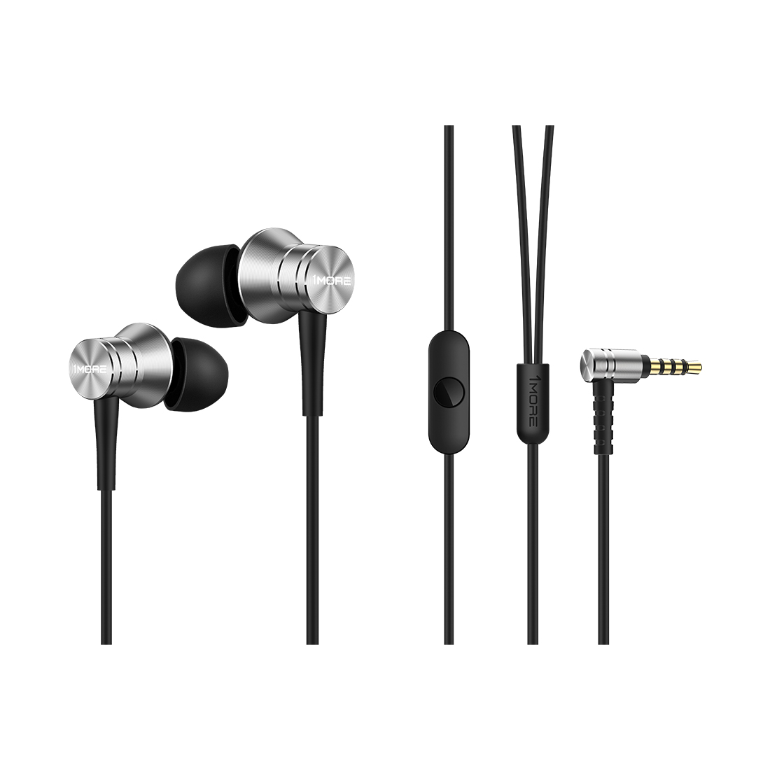 Наушники 1MORE Piston Fit In-Ear Headphones E1009 Серебристый — изображение 3