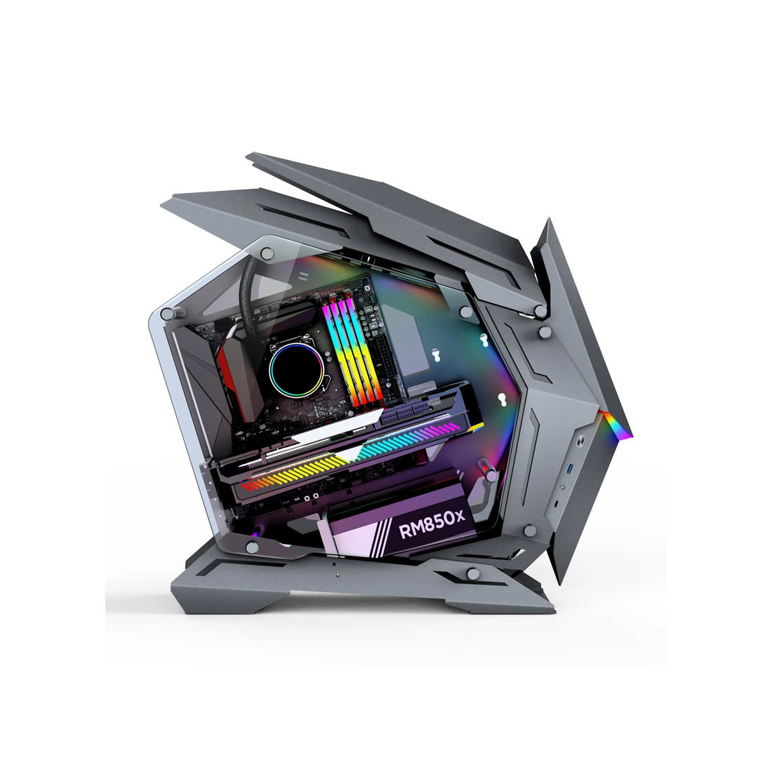 Компьютерный корпус Jonsbo MOD-3 Mini Gray без Б/П — изображение 3