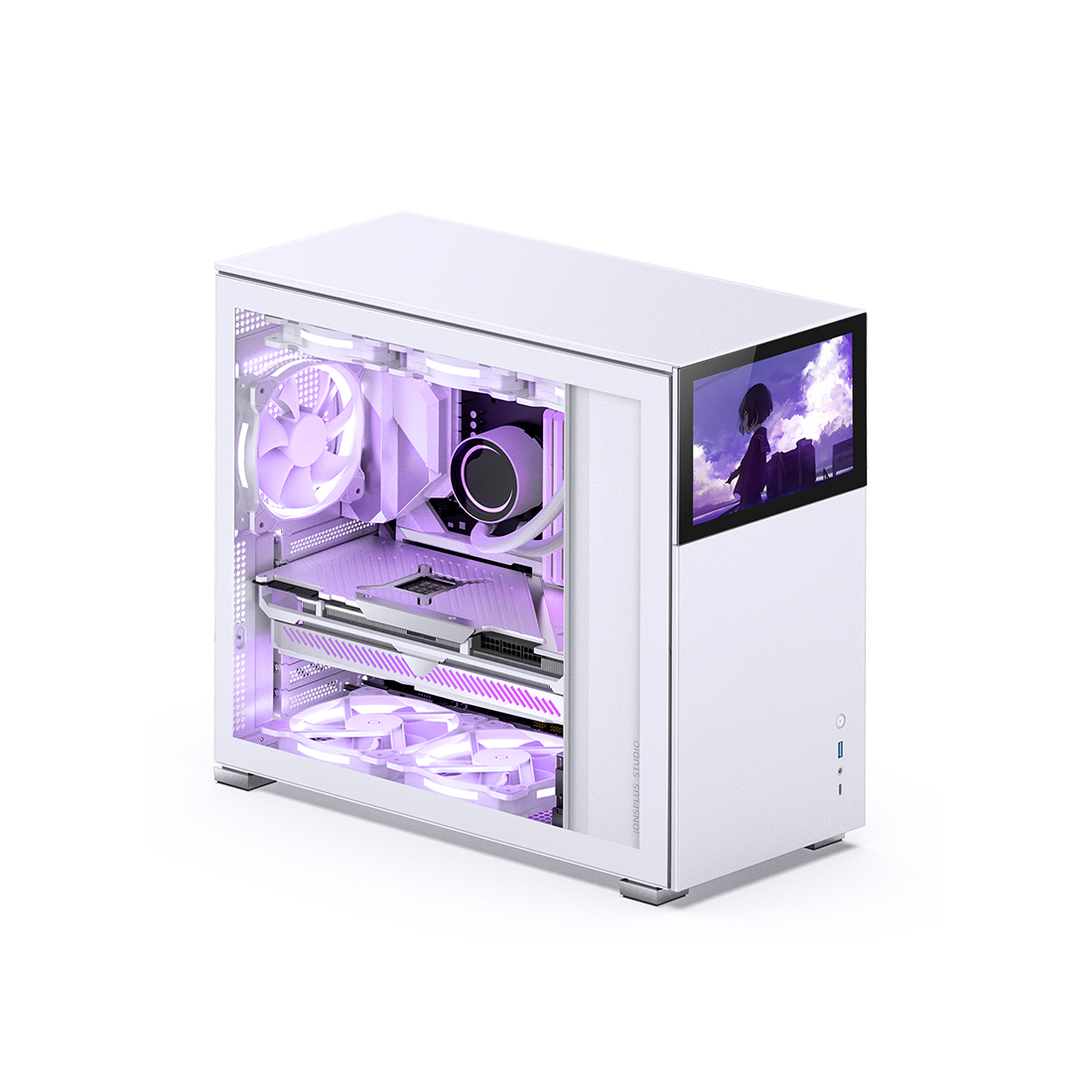 Компьютерный корпус Jonsbo D41 STD SCREEN White без Б/П — изображение 2