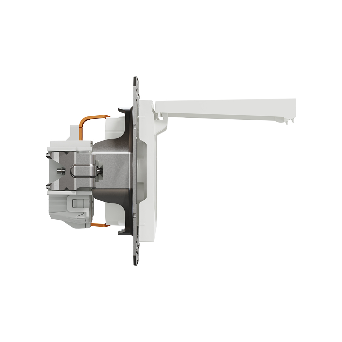 Розетка с заземлением SE EPH3170121 Asfora 16А с крышкой механизм винт. клеммы белый — изображение 3