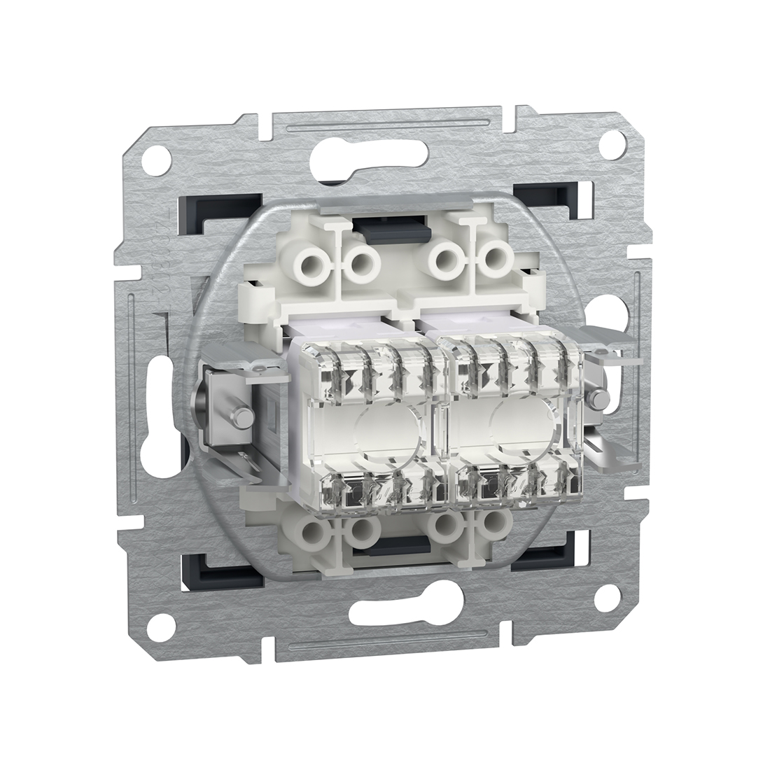 Розетка компьютерная двойная SE EPH4800171 Asfora RJ45 кат. 6 механизм антрацит — изображение 3