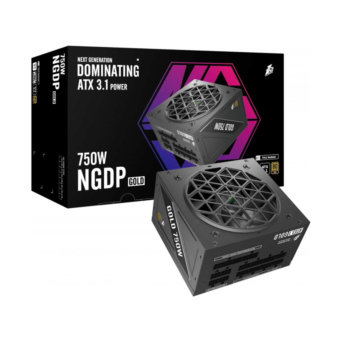 Блок питания 1STPLAYER NGDP 750W Gold — изображение 3