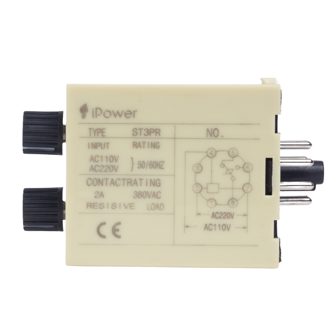 Реле времени iPower ST3PR 30s/30min AC220V — изображение 3
